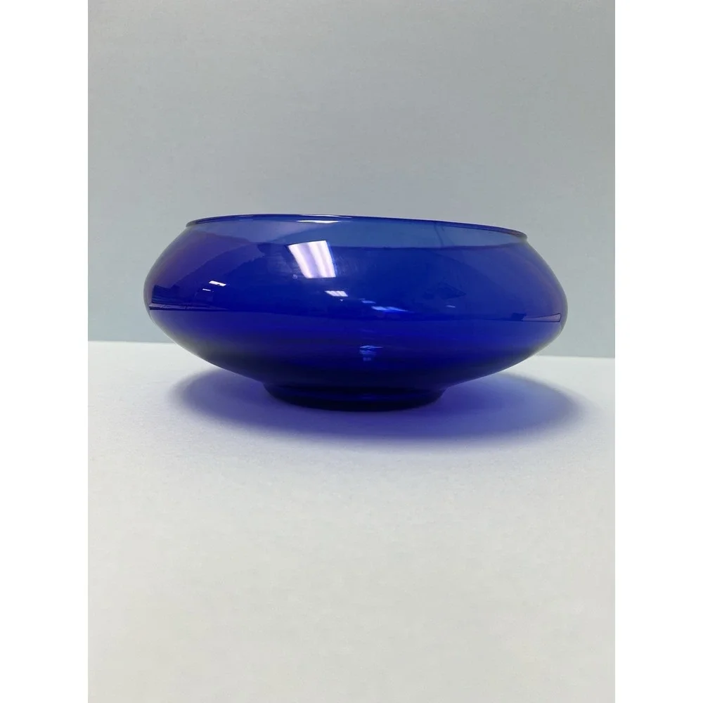Crisa Mexico Hand-Blown Cobalt Blue Glass‎ Vintage 10